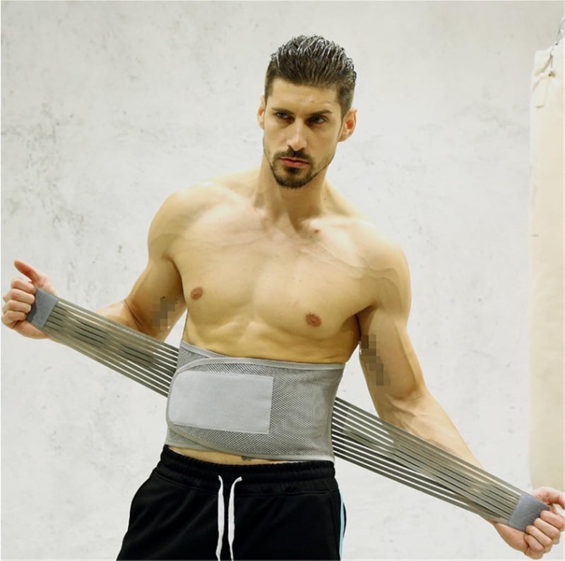 Back Brace, High Waist Support Back Brace with Flexible for Seniors and Office Workers Waist Support Body(G,X-Large) - Image 4