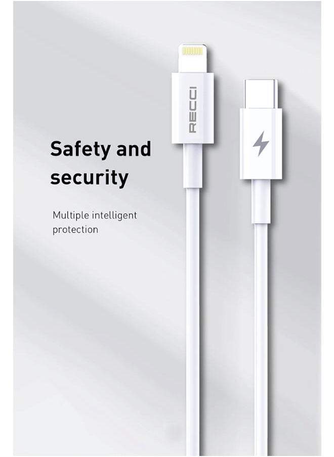 Recci - Recci 20W USB-C adapter set with charging and data USB-C cable with lightning connector RCK-16ECL - Image 1
