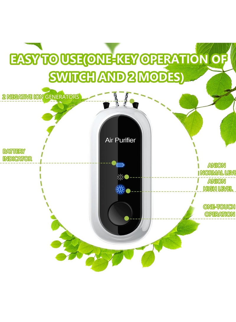 KASTWAVE Portable and Personal Air Purifier Necklace, Wearable Negative Ionizer Generator Air Cleaner, Home Travel Ionizer for Adults and Kids - Image 4