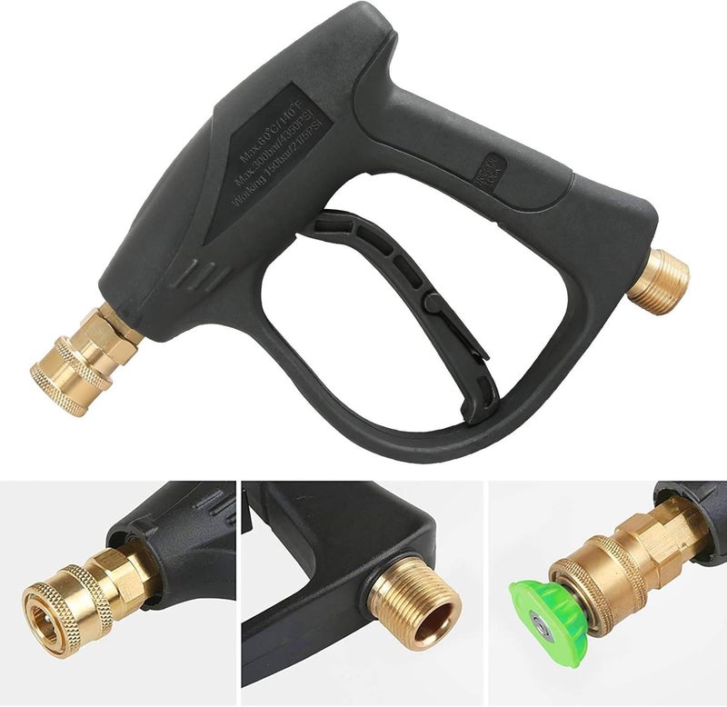 FIELDSTAR High Pressure Washer Gun | Adjustable Nozzle, 3000 PSI, Lock Trigger, 5 Quick-Connect Tips | Compatible with Most Pressure Washers (Gun Only) - Image 3