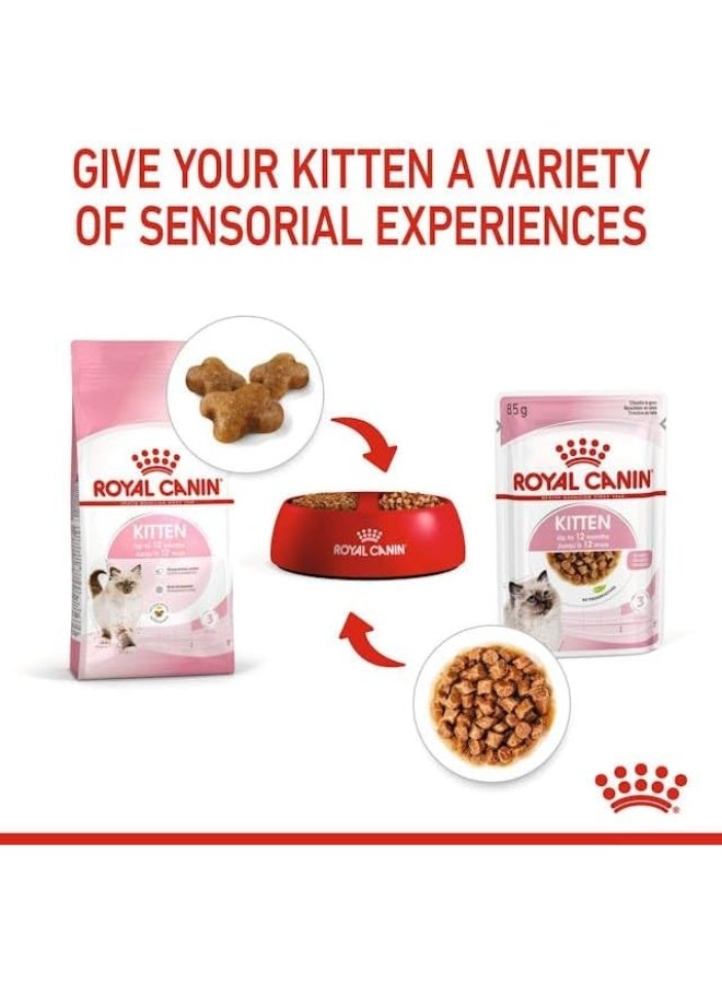 ROYAL CANIN Wet food for kittens in gravy 12X85g - Image 4