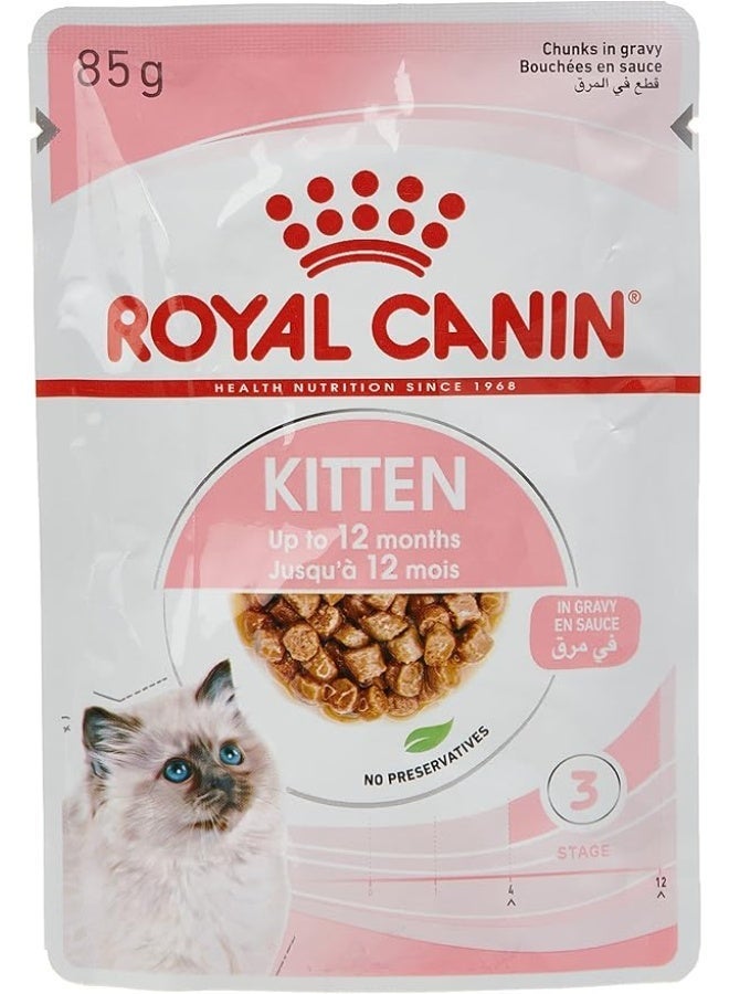 ROYAL CANIN Wet food for kittens in gravy 12X85g - Image 2