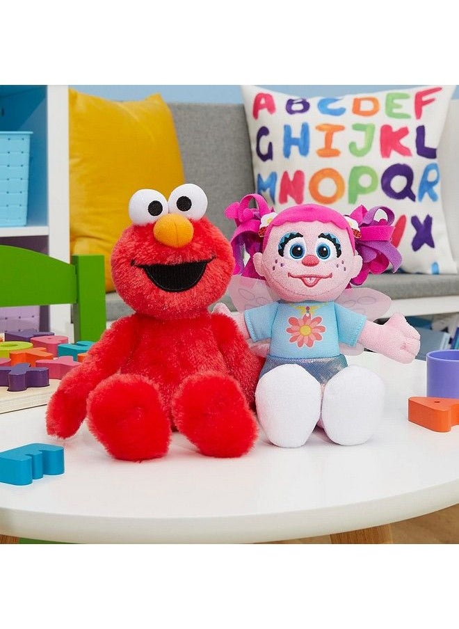 Sesame Street - Friends Elmo And Abby Cadabby 8 Inch 2 Piece Sustainable Plush Stuffed Animals Set Officially Licensed Kids Toys For Ages 18 Month Basket Stuffers Gifts And Presents - Image 1