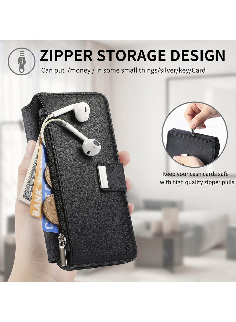 YANCI iPhone 16 Pro Max Case,Magnetic Magsafe case for iPhone 16 Pro Max, iPhone 16 Pro Max Wallet Case with Card Holder,iPhone 16 Pro Max Phone Cover,Leather Flip Folio Case for iPhone 16 Pro Max 6.9'' - Image 4