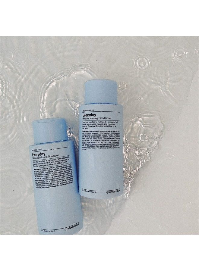 J Beverly Hills Blue Everyday Moisturizing Shampoo with Eucalyptus Oil for Hair Growth, 3 Oz - Image 3