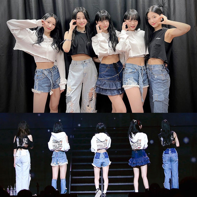 South Korea Women's Singing Group Concert Same Style Pure Cotton Loose Men's and Women's Simple Base Shirt Summer Short-sleeved T-shirt - Image 3