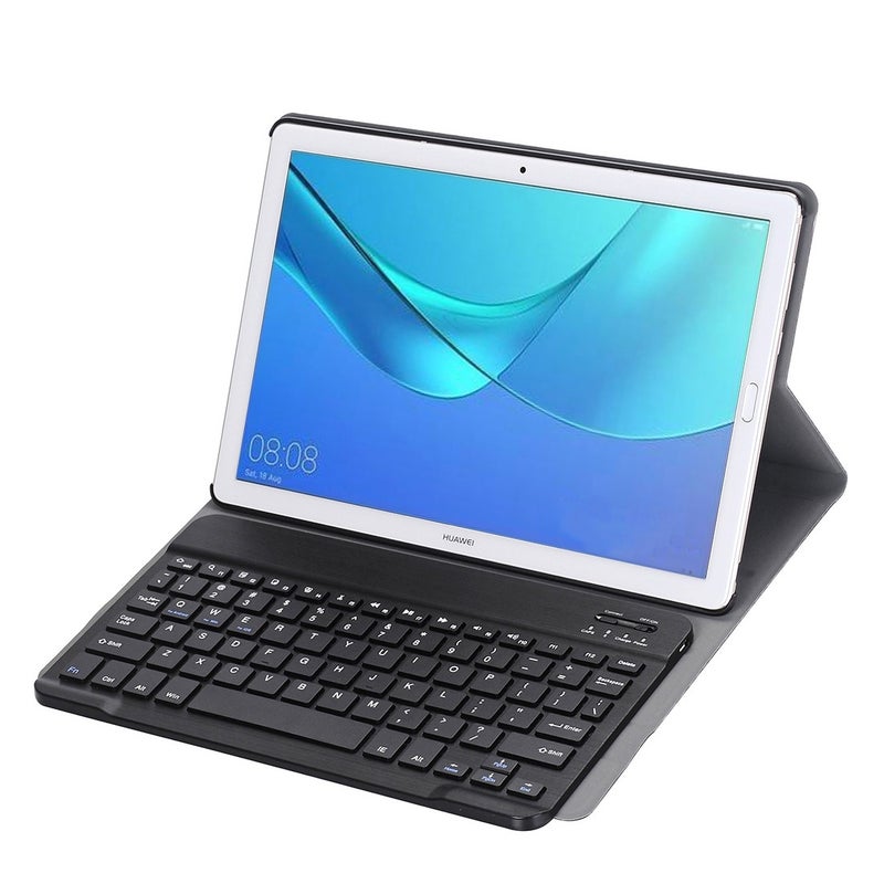 erorex Detachable Bluetooth Keyboard Ultrathin Horizontal Flip Leather Tablet Case For Huawei Mediapad M5 / M5 Pro 10.8 Inch, With Holder(Black) - Image 1