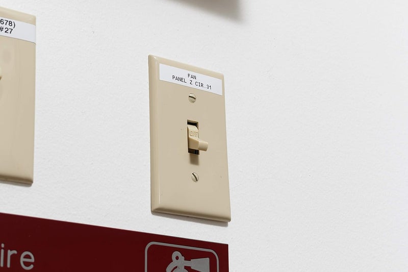 Brady M21-750-423 Black on White Polyester Tape for Lab Pal, 19.1 mm Width - Image 4