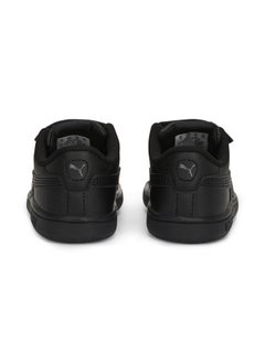 PUMA Smash 3.0 Baby Unisex Black Leather V Sneakers  - Image 3