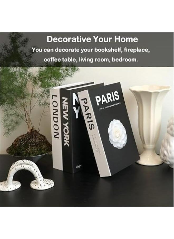 Generic Decorative Books for Home Decor,Set of 3 Stylish Fake Books of Room Books Decor Aesthetic,for Coffee Table Decor,Living Room, Table, Shelf Decor,Modern Hardcover Stacked Display Books  - Image 3