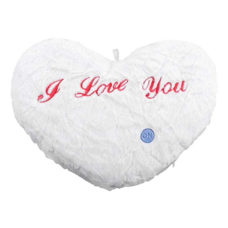 Heart Shaped Glow Pillow Night Light Cushion For Home Decor Birthday Festival Gift - Image 2