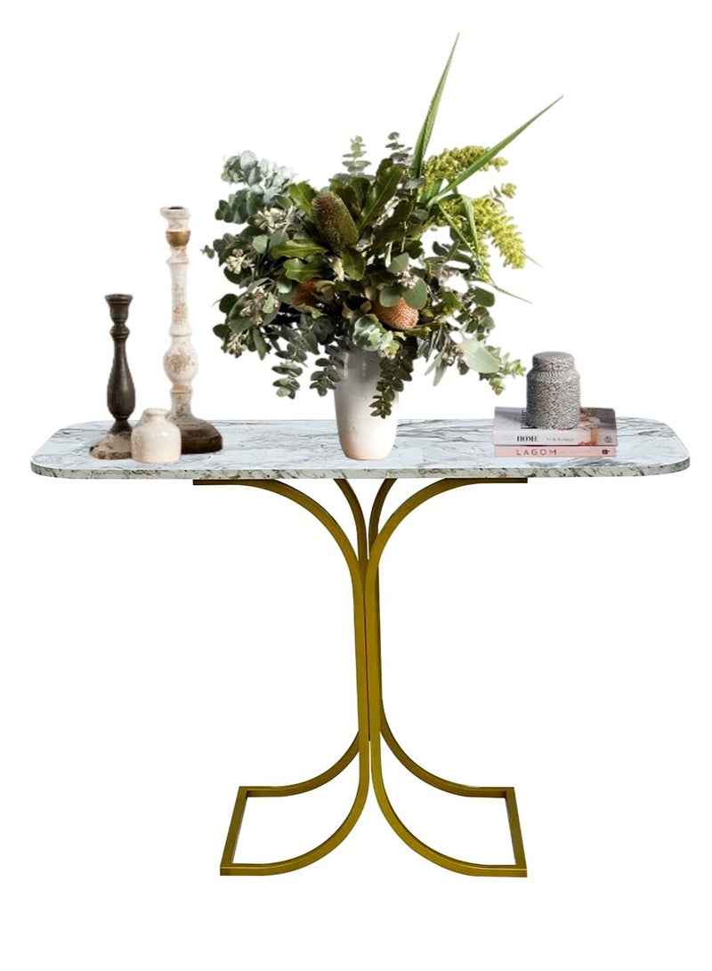 Living Console Table Hallway Unit With Solid Top  110*35*78CM - Image 3