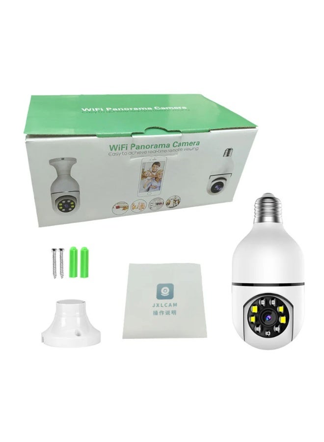 كروني كاميرا مراقبة ذكية 4K على شكل لمبة E27، واي فاي، رؤية ليلية ملونة وتتبع ذكي للحركة مع صوت ثنائي الاتجاه - Image 3