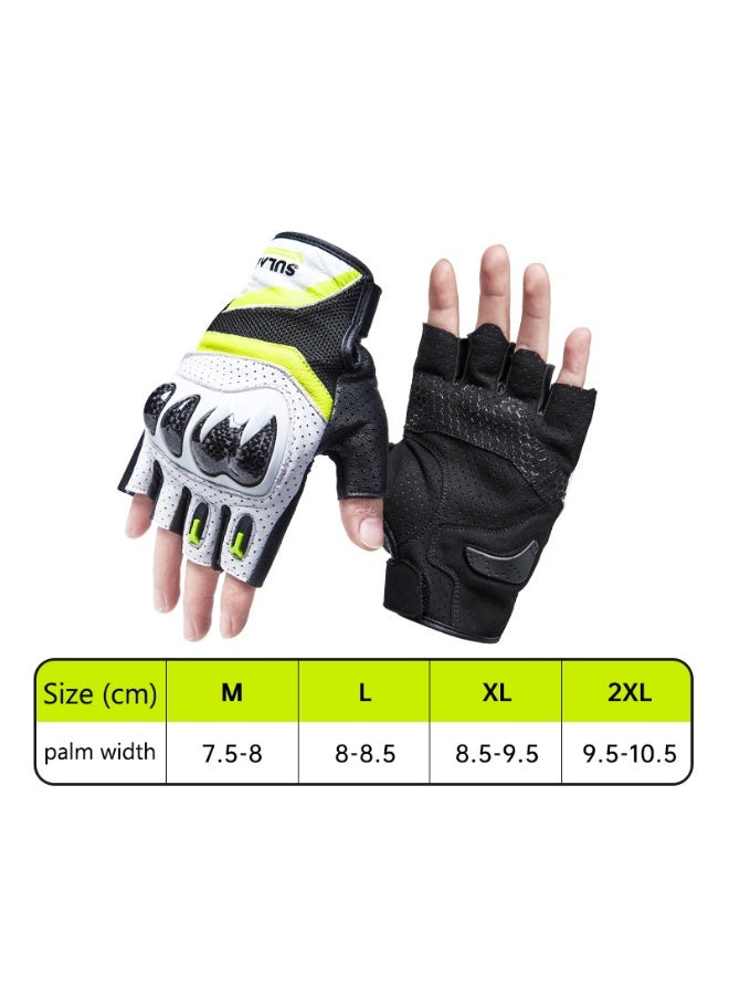 سولايت قفازات ركوب الدراجات النارية Sulaite G7 ترقية 3K ألياف الكربون مكافحة السقوط مزدوجة إصبع شاشة لمس إصبع كامل ونصف إصبع قفازات السفر الدراجات النارية - Image 3