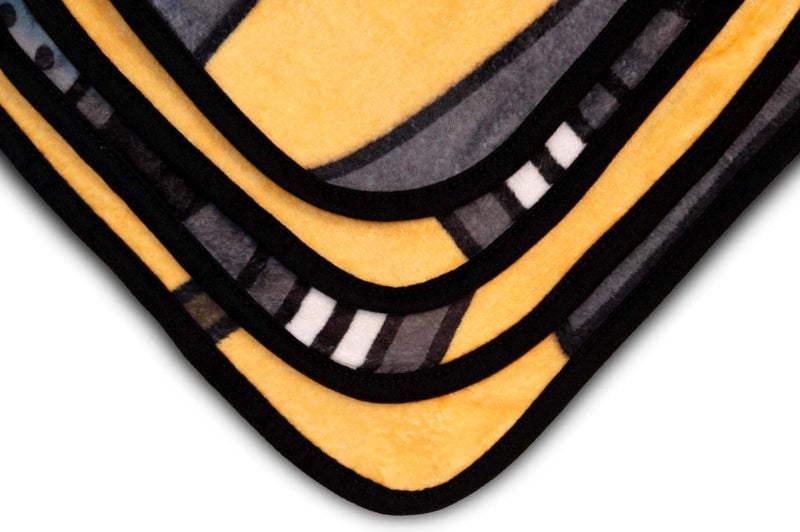 JUST FUNKY Official Borderlands Claptrap Fleece Throw Blanket - 45x60-Inch Cozy Accessory - Perfect for Bed  Couch  Chair - Fuzzy Lightweight Comforter Featuring Iconic Robot from Game - Licensed Merchandise  - Image 4
