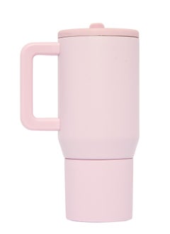 Prickly Pear Stainless Steel Water Bottle 20 Oz Mini Hydrator Pastel Pink Logo  - Image 2