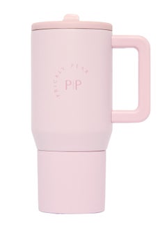 Prickly Pear Stainless Steel Water Bottle 20 Oz Mini Hydrator Pastel Pink Logo  - Image 1