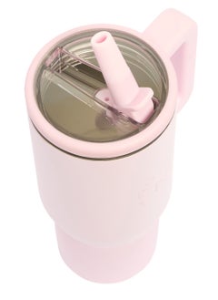 Prickly Pear Stainless Steel Water Bottle 20 Oz Mini Hydrator Pastel Pink Logo  - Image 4