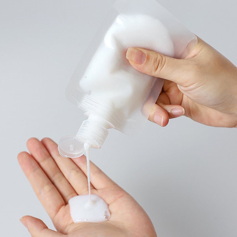 1 Set Practical Squeezable Bags Shampoo Lotion Holders Cosmetic - Image 3