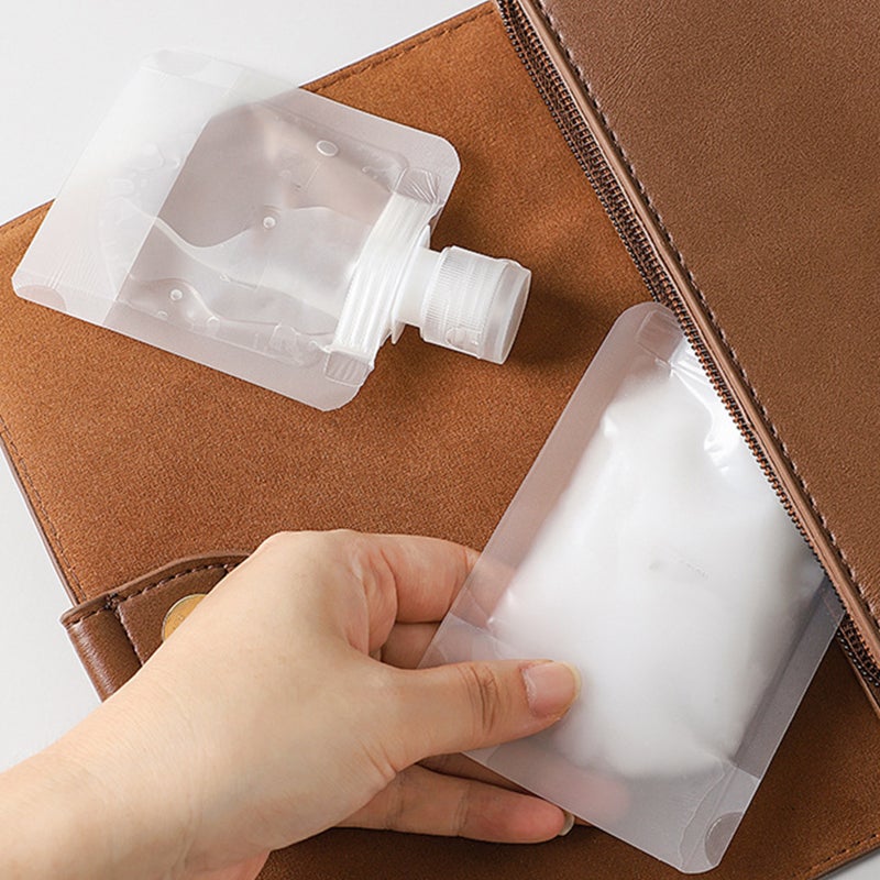 1 Set Practical Squeezable Bags Shampoo Lotion Holders Cosmetic - Image 1