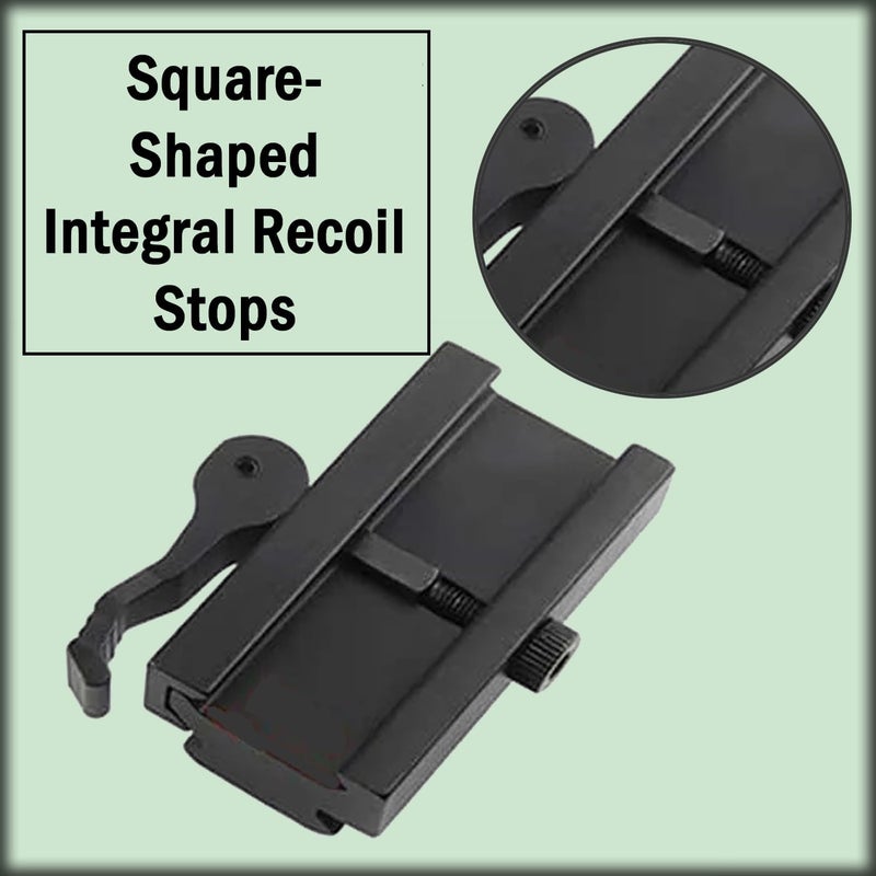 Gotical 3 Slots Dual | 90 Degree and 45 Degree Double Riser Quick Release - Image 5