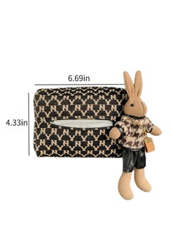 Generic Car Tissue Dispenser with Adjustable Strap for Rear Seat Headrest - Cute Interior Accessory for Office, Home, and Car Storage - 1Pcs  - Image 2