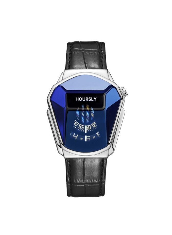 هاورسلي ساعات كوارتز ساعة يد رجالية فاخرة ماركة HOURSLY Trend Cool - Image 1