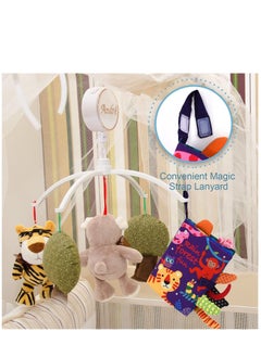 NIBEMINENT Baby Cloth Book Soft Toys Books Touch and Feel Crinkle for Babies Infants Toddler Early Development Interactive Fabric Boys Girls Jungle Tails  - Image 5