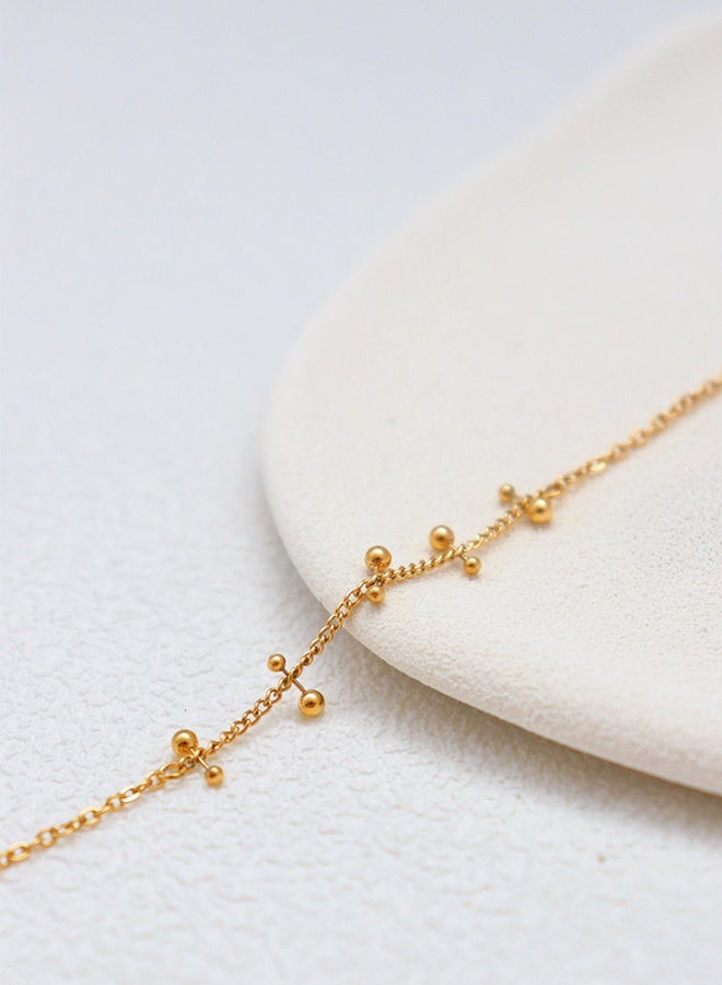 Luxury 18K Gold Plated Bracelet for Women - Stainless Steel Chain, Adjustable Toggle Clasp, Valentine's Day & Ramadan Gift for Wife/Girlfriend/Daughter (Hypoallergenic, Tarnish Resistant) - Image 3