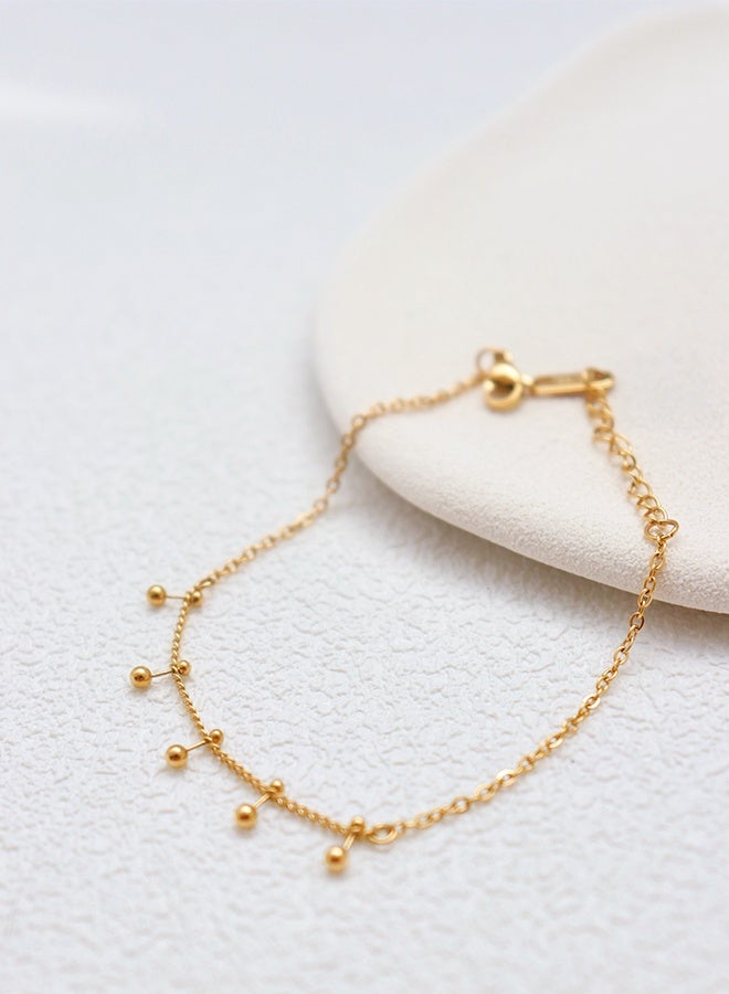 Luxury 18K Gold Plated Bracelet for Women - Stainless Steel Chain, Adjustable Toggle Clasp, Valentine's Day & Ramadan Gift for Wife/Girlfriend/Daughter (Hypoallergenic, Tarnish Resistant) - Image 2