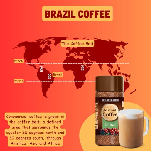 Toffee Coffee Roasters | Brazil Speciality Instant Coffee | As Seen On Shark Tank | 50 gm | Arabica | Ready in Seconds | Makes 25 Cups - Image 3