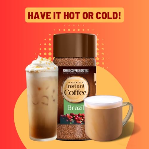 Toffee Coffee Roasters | Brazil Speciality Instant Coffee | As Seen On Shark Tank | 50 gm | Arabica | Ready in Seconds | Makes 25 Cups - Image 5