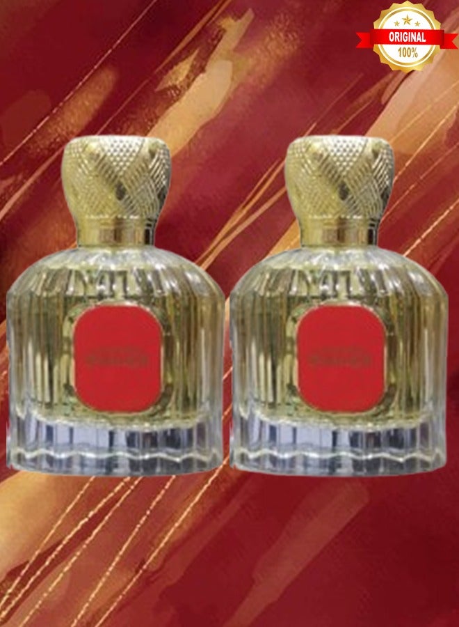 MASON 2 Pieces La Rouge Baroque Perfume 100ml EDP - Image 1