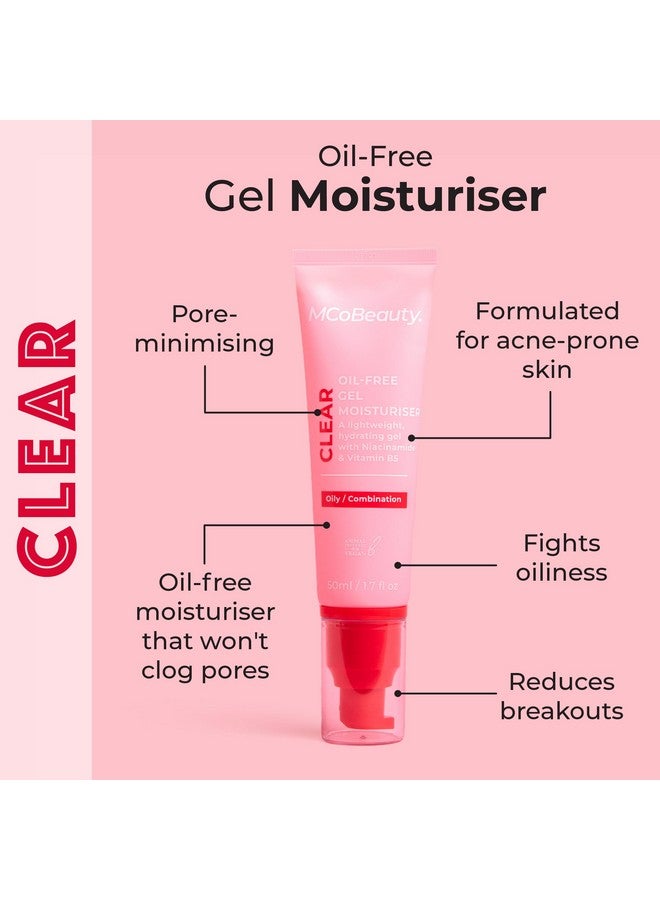 MCoBeauty Clear Oilfree Gel Moisturiser - Image 3
