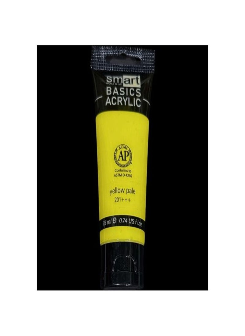 Smart Smart Acrylic 75ml Tube - Yellow Pale 201+++ 