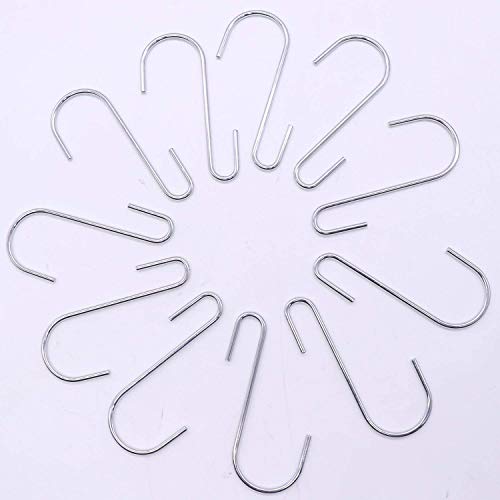 COIR GARDEN - Stainless Steel S Shaped Heavy Duty Hook for Hanging in Kitchen, Bathroom, Bedroom, Office cabinets, Workshop, Garden - 8 inch Pack of 5 - Image 5