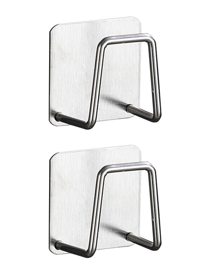 Stainless Steel Sponge Holder for Kitchen Sink, Sink Holder, Kitchen Organiser, Kitchen Sink Caddy, Pot Lid Holder, Cutting Board Holder (Pack of 2)  - Image 1