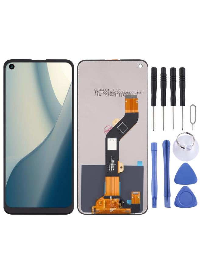 إيروريكس شاشة LCD بديلة OEM لهاتف Tecno Spark 9 KG5p / Spark 9T KH6 مع مجموعة رقمية كاملة