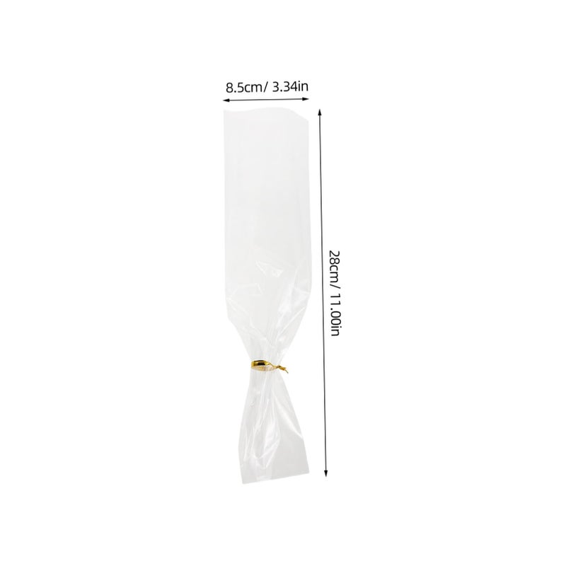 200 Sets Reusable Drawstring Candy Bags Flat Cellophane Pouches For Wedding Party Snacks - Image 3