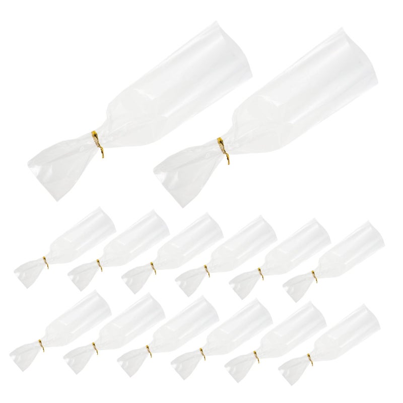200 Sets Reusable Drawstring Candy Bags Flat Cellophane Pouches For Wedding Party Snacks - Image 2