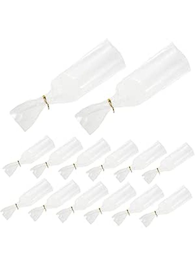 200 Sets Reusable Drawstring Candy Bags Flat Cellophane Pouches For Wedding Party Snacks - Image 1
