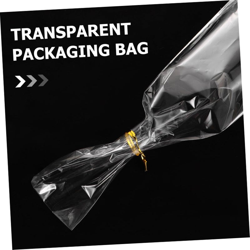 200 Sets Reusable Drawstring Candy Bags Flat Cellophane Pouches For Wedding Party Snacks - Image 4