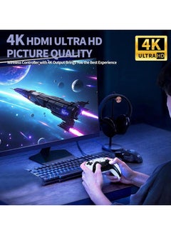 LIXES 4K Wireless Retro Game Console, Retro Game Stick with 20+ Emulators Built-in, 20,000+ Games, 4K HDMI Output and 2.4GHz Wireless Controller, Retro Game Emulators,  - Image 2