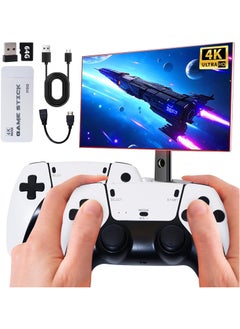 LIXES 4K Wireless Retro Game Console, Retro Game Stick with 20+ Emulators Built-in, 20,000+ Games, 4K HDMI Output and 2.4GHz Wireless Controller, Retro Game Emulators,  - Image 1
