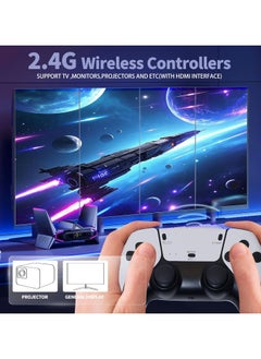 LIXES 4K Wireless Retro Game Console, Retro Game Stick with 20+ Emulators Built-in, 20,000+ Games, 4K HDMI Output and 2.4GHz Wireless Controller, Retro Game Emulators,  - Image 3