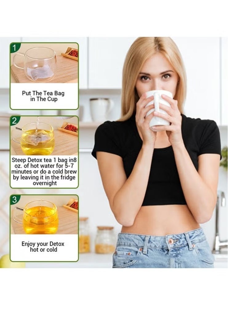 Wins Town Detox Tummy Tea Bags, Weight Loss Slimming Tea, Detox Tea Support Healthy Digestive and Metabolism,14 bags  - Image 5