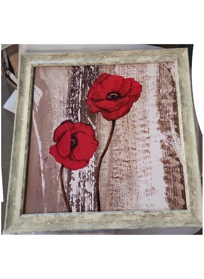 إيونتو لوحة فنية جدارية أنيقة من القماش بإطار خشبي - ديكور عصري للمنزل والمكتب وغرفة المعيشة - Image 2