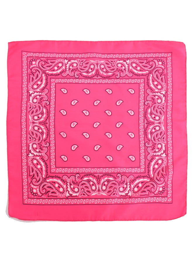 Spot Polyester Square Paisley Scarf Hip-hop Hip-hop Riding Cashew Flower Scarf