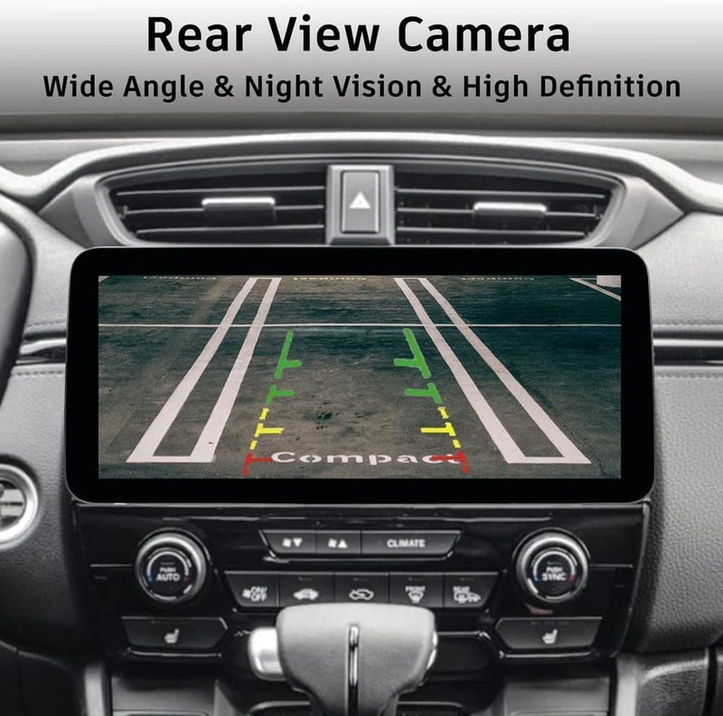 فيريكس ستيريو سيارة هوندا CRV CR-V CR-V 5 بشاشة أندرويد 2017-2022 مع كار بلاي لاسلكي، أندرويد أوتو، نظام ملاحة جي بي إس، بلوتوث، واي فاي، كاميرا AHD متضمنة (12.3 بوصة، 4 + 32 جيجابايت كار بلاي) - Image 3