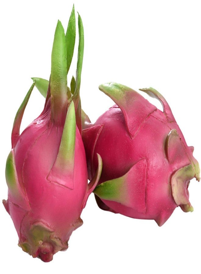 Skyseen 1Pcs Artificial Lifelike Pitaya Fake Dragon Fruit Model Dragon Fruit Home Store Kitchen Decoration - Image 4
